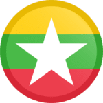 Drapeau E-Visa Myanmar Birmanie